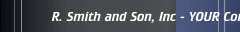 R. Smith and Son, Inc - YOUR Complete Source for Thread Protection